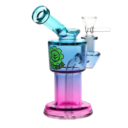 SeshGear Roboto Ombre Bong | Blue Purple Pink Gradient