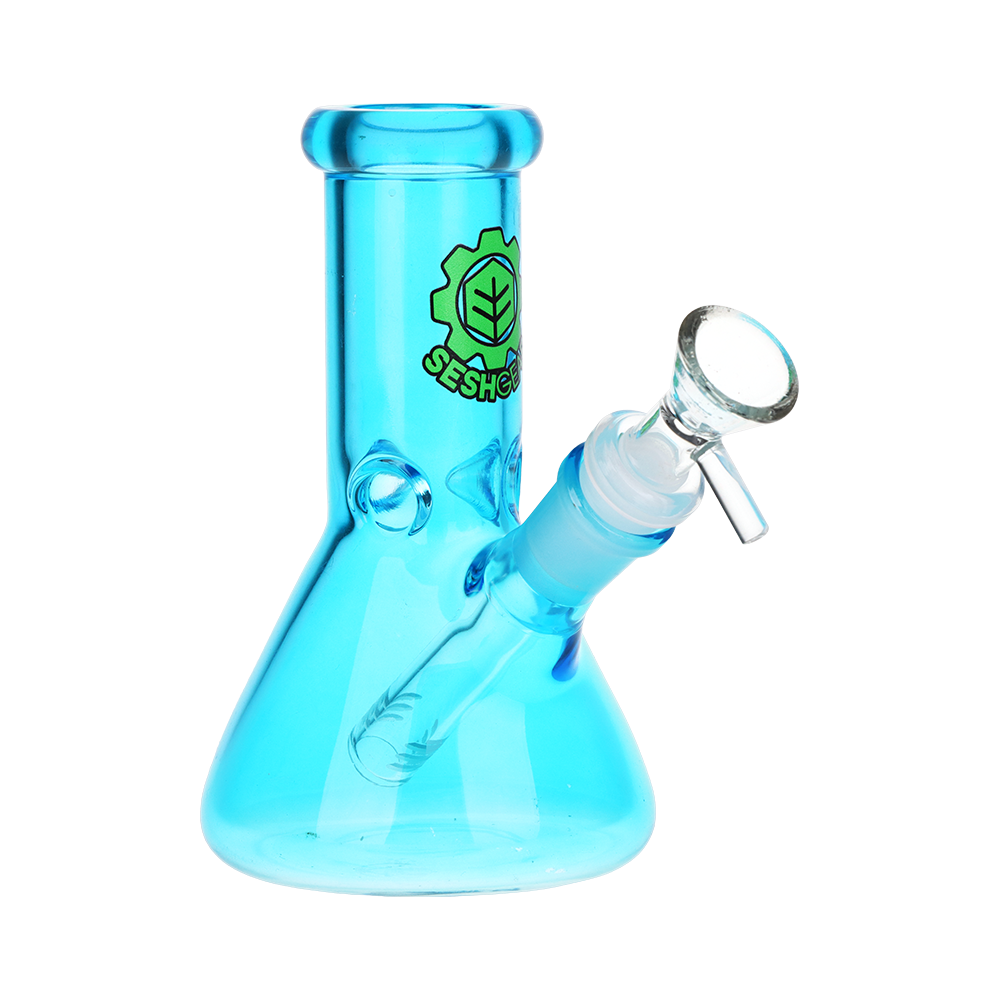 SeshGear Shorty Beaker Bong | Blue