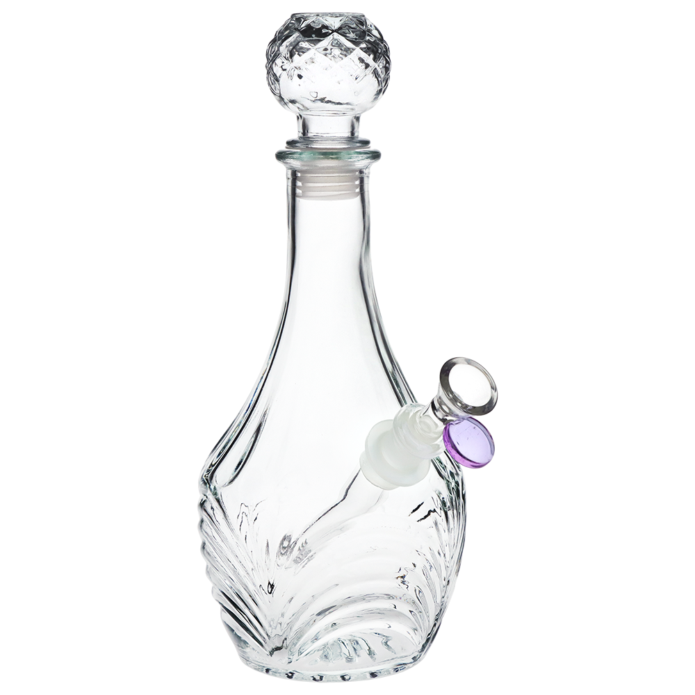SeshGear High Stripe Vintage Decanter Bong | Purple