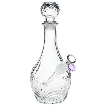 SeshGear High Stripe Vintage Decanter Bong | Purple