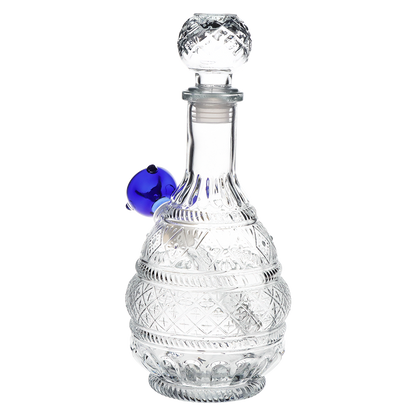 SeshGear Round Lotus Vintage Decanter Bong | Rear View