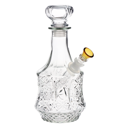 SeshGear Sun Blossom Vintage Decanter Bong | Amber
