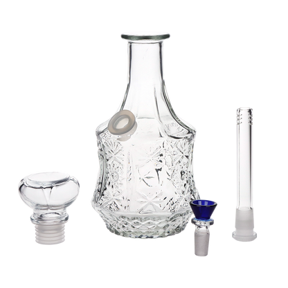 SeshGear Sun Blossom Vintage Decanter Bong | All Pieces View
