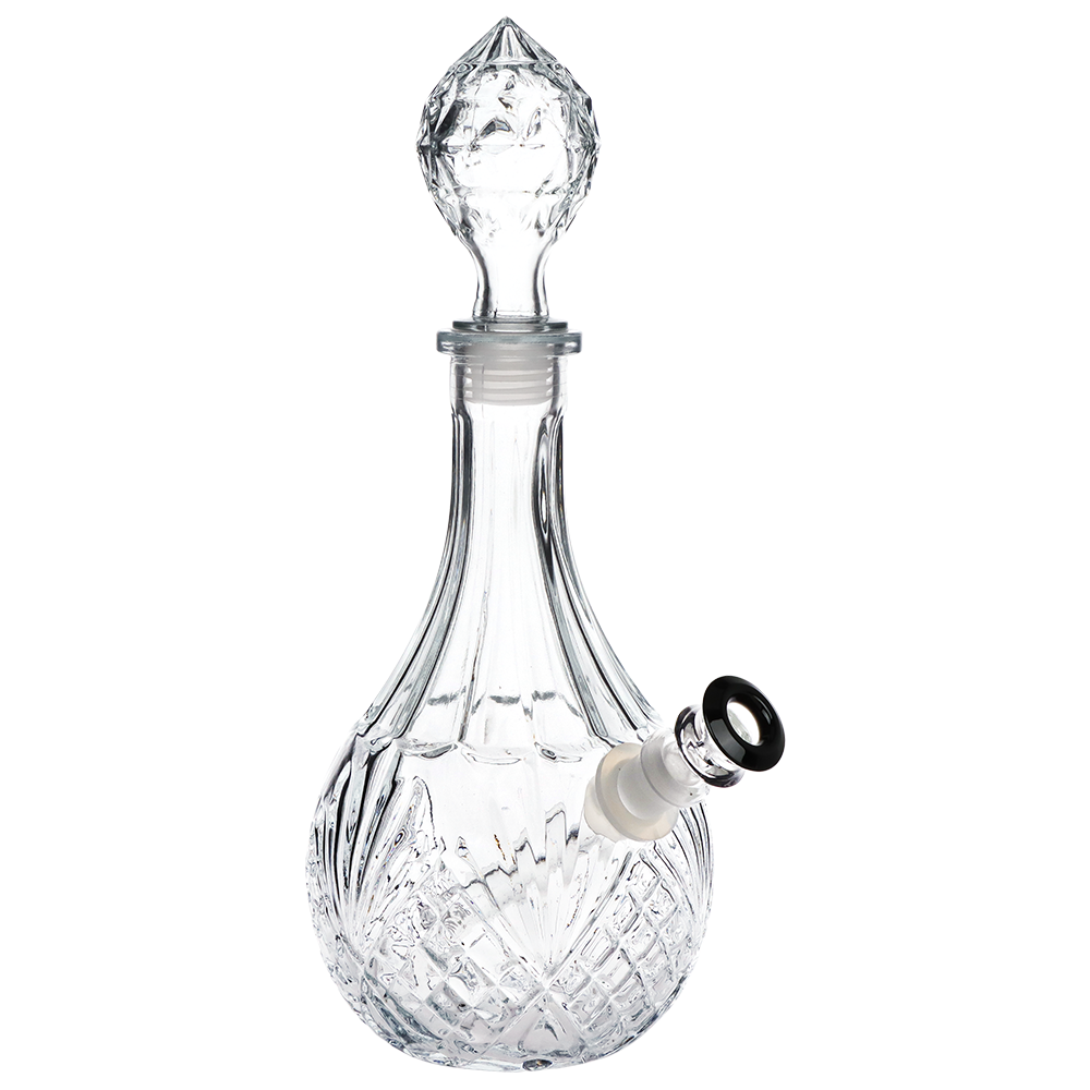 SeshGear Water Drop Vintage Decanter Bong | Black
