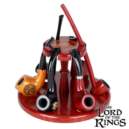 COUNCIL OF ELROND™ Multi-Pipe Wood Display Stand | Shire Pipes™ x The Lord of the Rings™ | Variety of Pipe Lengths