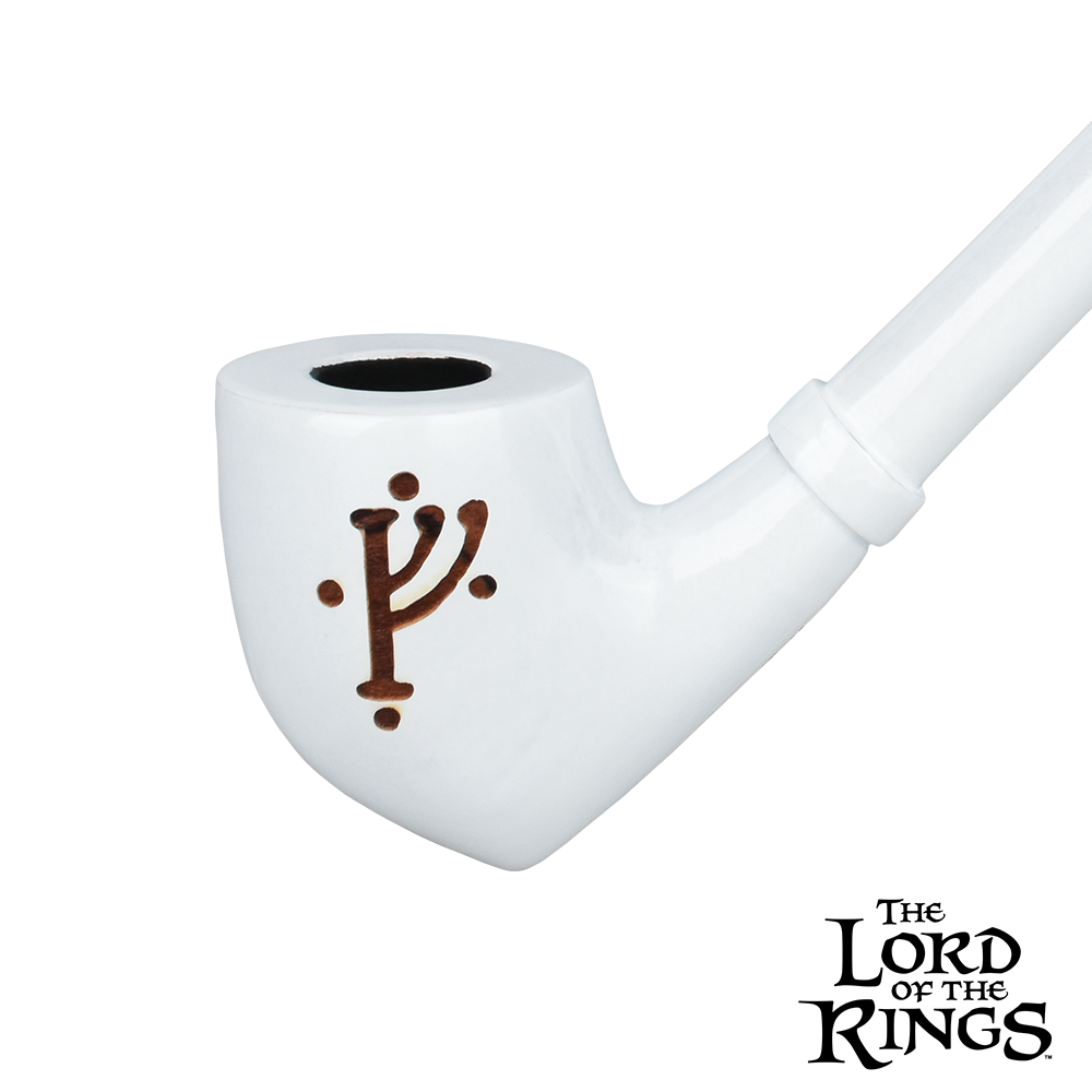 GANDALF THE WHITE™ Smoking Pipe | Shire Pipes™ x The Lord of the Rings™ | Close View