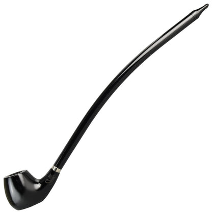 Shire Pipes Churchwarden Smoking Pipe | The Charming | Black