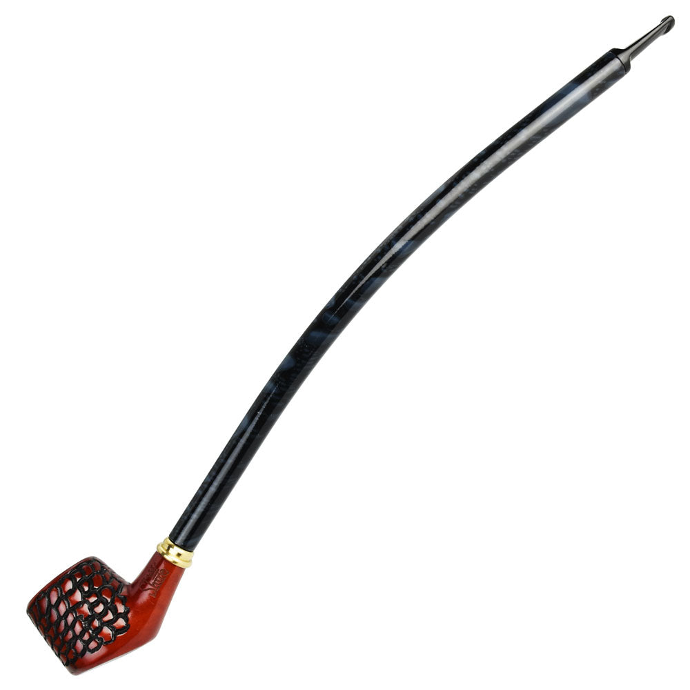 Shire Pipes Engraved Churchwarden Smoking Pipe | The Connoisseur