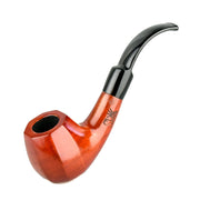 Shire Pipes Bent Paneled Brandy Smoking Pipe | The Façade