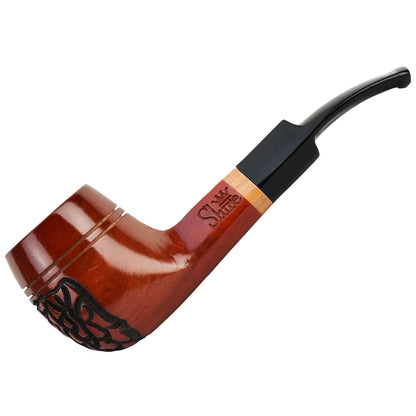 Shire Pipes Engraved Bulldog Smoking Pipe | The Roscoe