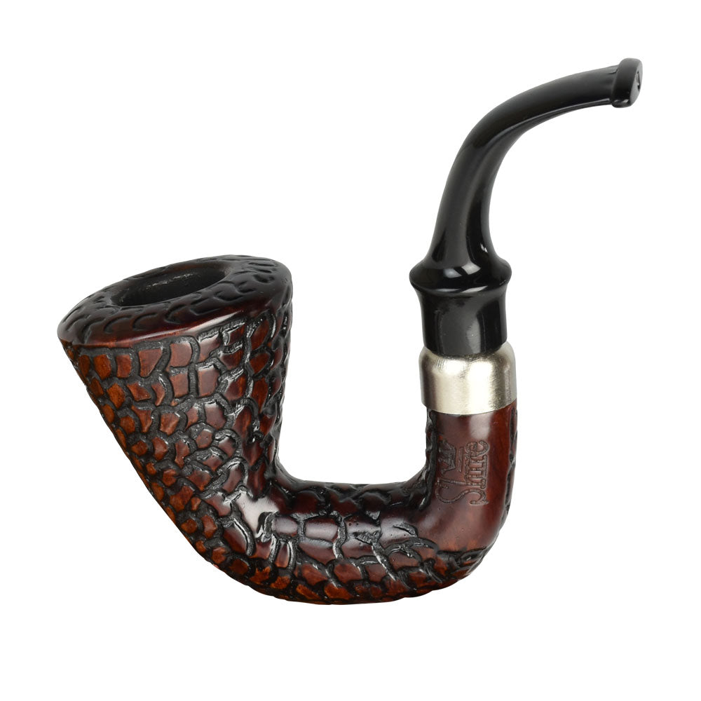 Shire Pipes Engraved Calabash Smoking Pipe | The Sleuth