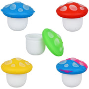 Silicone Mushroom Glow Concentrate Container | 5pc Set