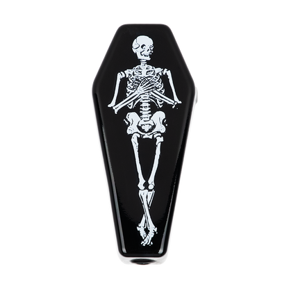 Skelly's Coffin Hand Pipe | Back View