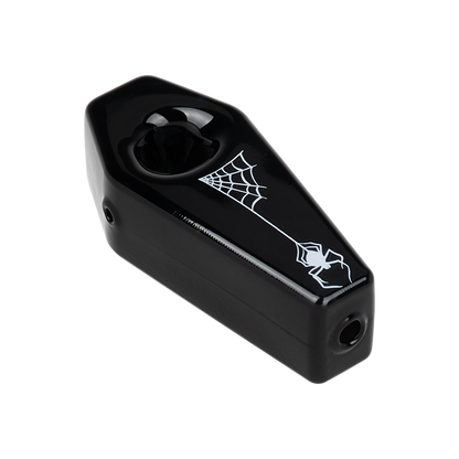 Skelly's Coffin Hand Pipe | Top & Bowl View