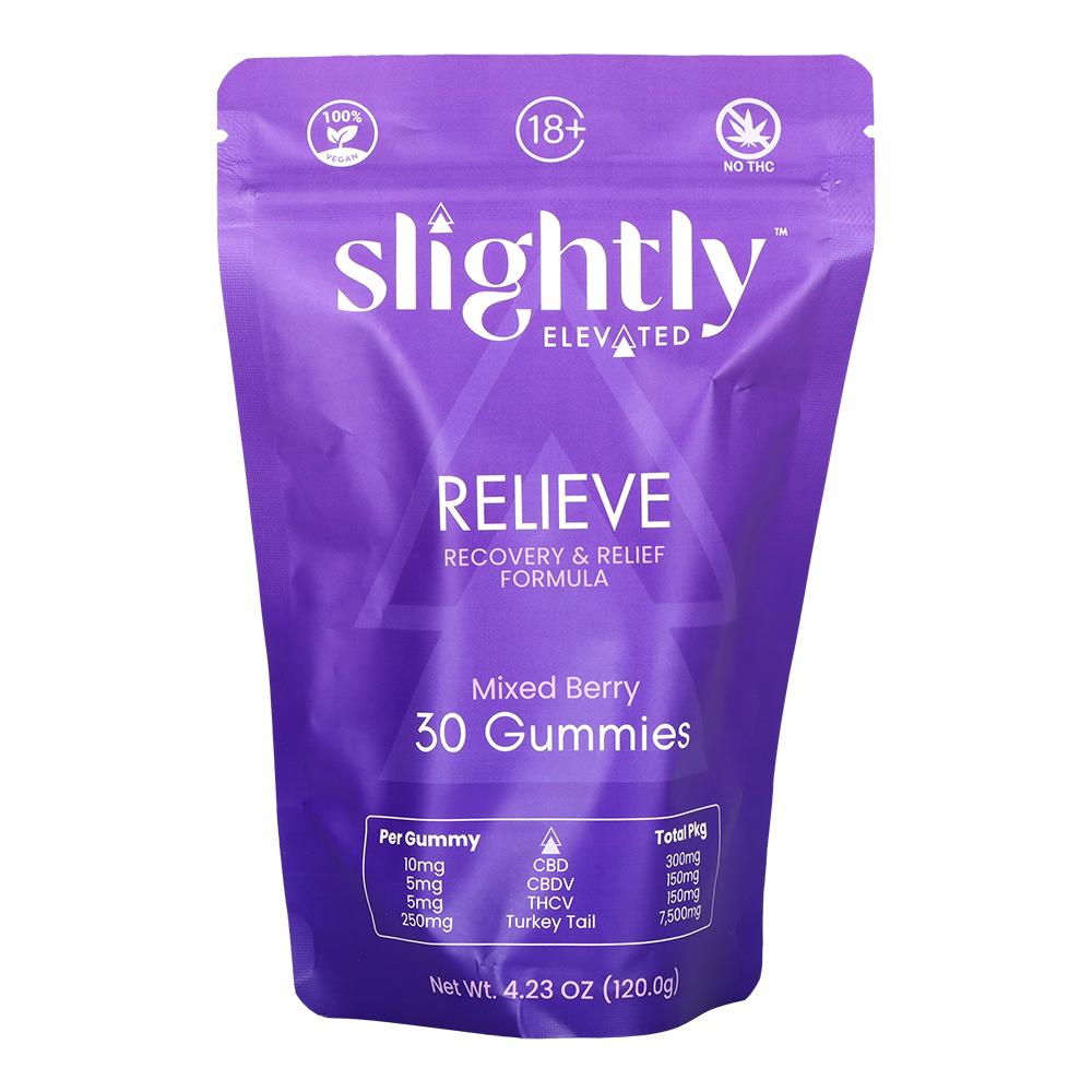 Slightly Elevated Mushroom Gummies | RELIEVE
