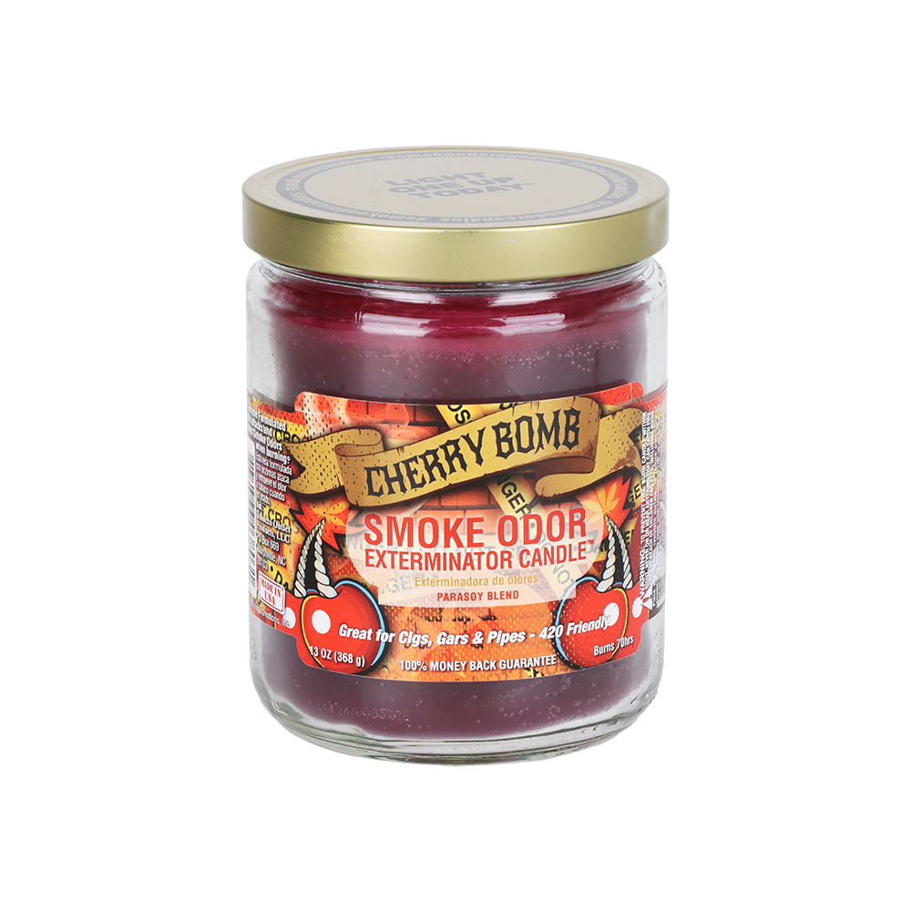 Smoke Odor Exterminator Candle | Cherry Bomb