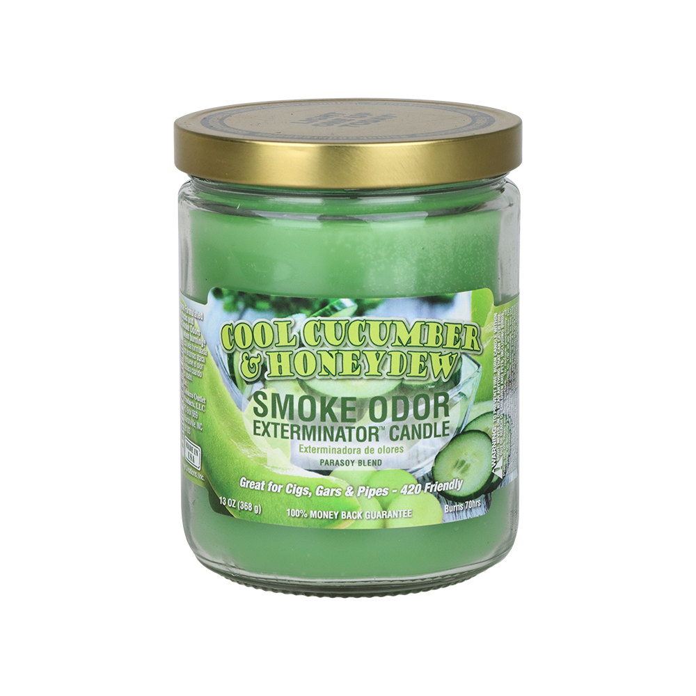 Smoke Odor Exterminator Candle | Cool Cucumber & Honeydew
