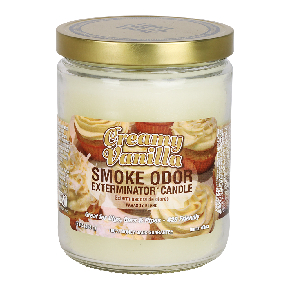 Smoke Odor Exterminator Candle | Creamy Vanilla