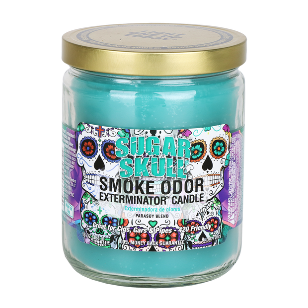 Smoke Odor Exterminator Candle | Sugar Skull