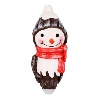 Snowman Hand Pipe | Back View