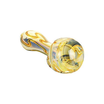 Sparkle Lane Dichro Fumed Spoon Pipe | Front & Bottom View