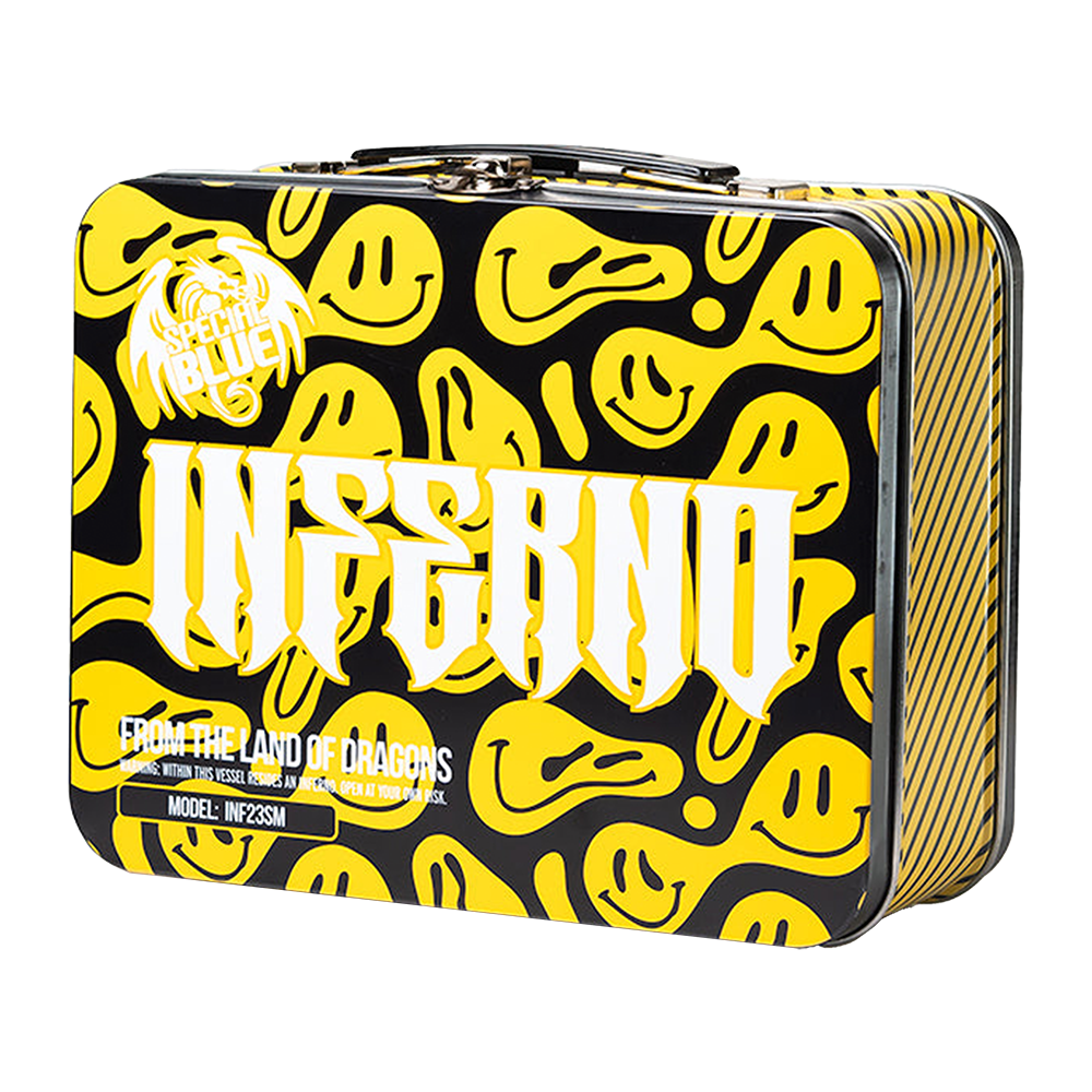 Special Blue Inferno Pro Torch Lighter | Smiley | Packaging