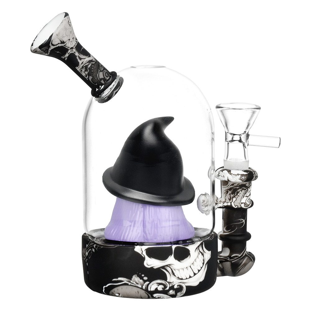 Spooky Witch Silicone Bong | Back View