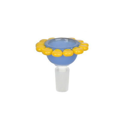 Spring Flower Herb Slide | Blue Bowl Yellow Petals