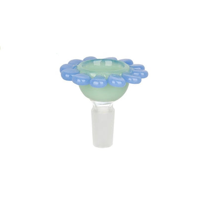 Spring Flower Herb Slide | Green Bowl Blue Petals