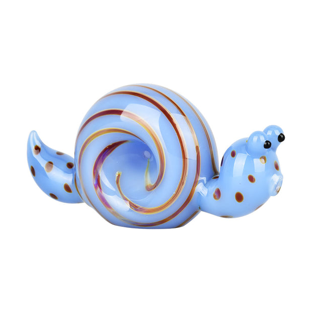 Spun Snail Hand Pipe | Blue