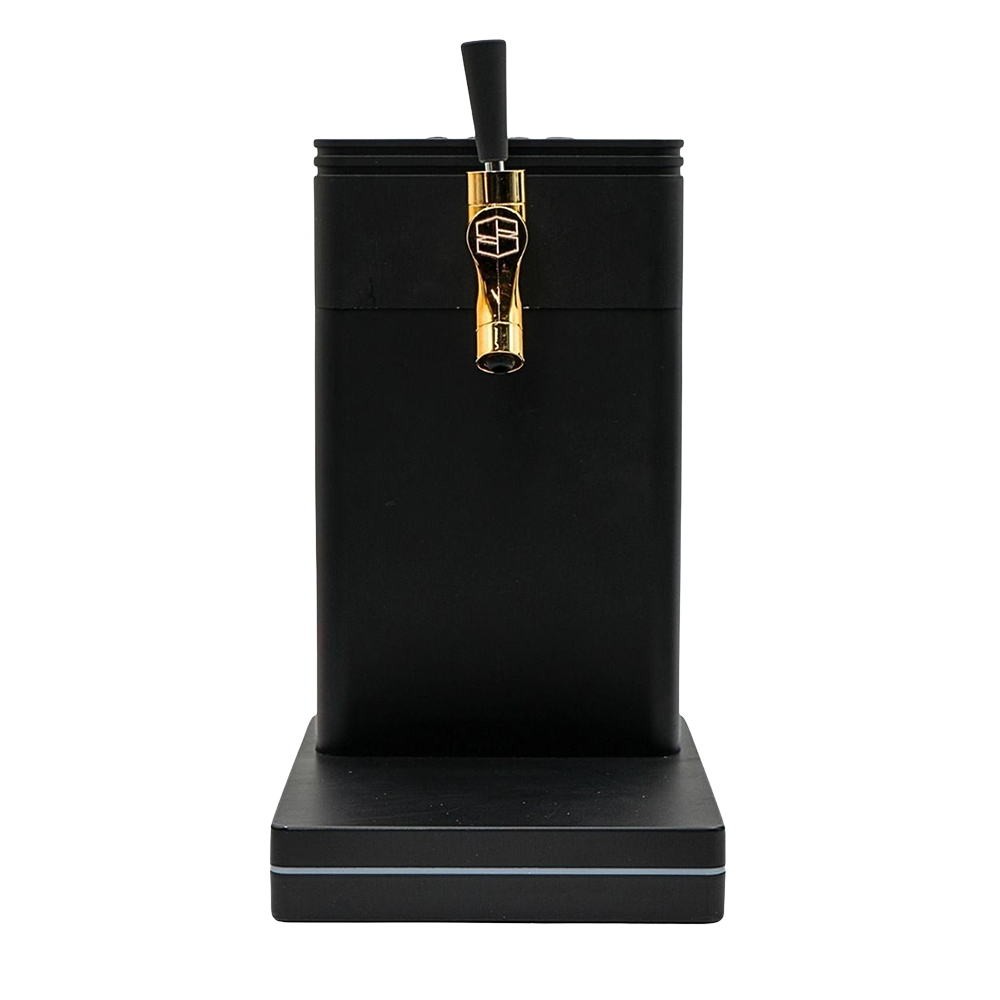 Stache Products Terp Tap | Glass of Vapor | Black Base Gold Tap