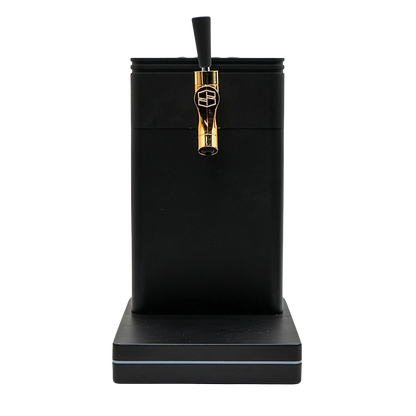 Stache Products Terp Tap | Glass of Vapor | Black Base Gold Tap