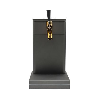 Stache Products Terp Tap | Glass of Vapor | Slate Base Gold Tap