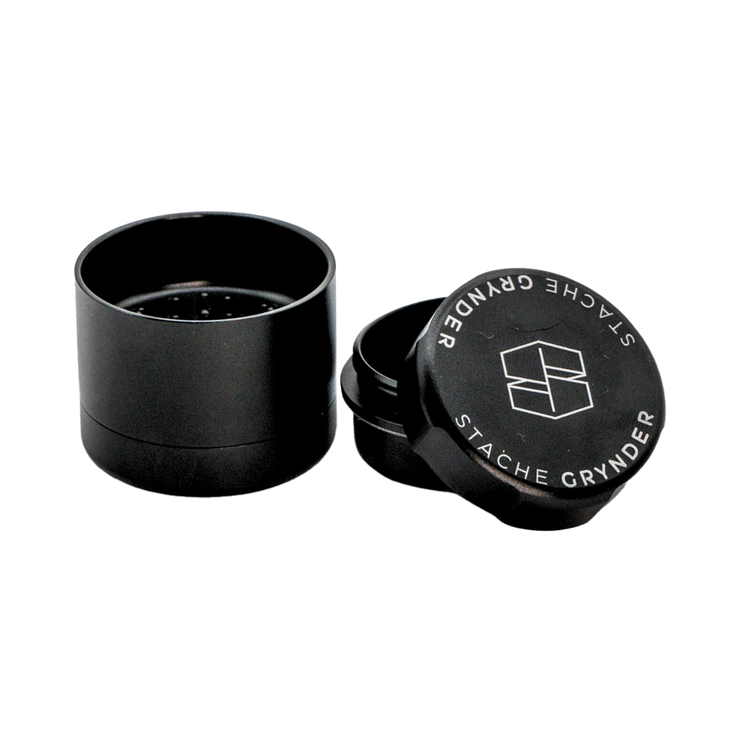 Stache Products TINY Grynder | 4pc | Open View
