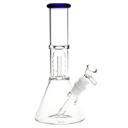 Stacked Dome Perc Beaker Bong | Blue