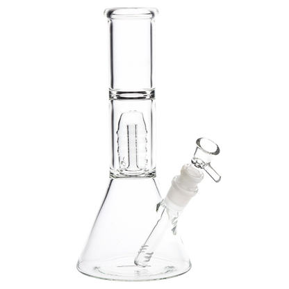 Stacked Dome Perc Beaker Bong | Clear