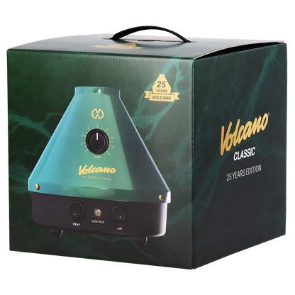 Storz & Bickel Volcano Classic Vaporizer | 25th Anniversary Edition Green | Packaging