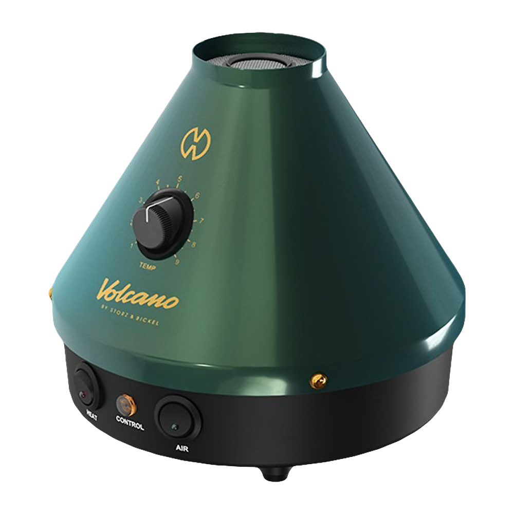 Storz & Bickel Volcano Classic Vaporizer | 25th Anniversary Edition Green | Side View