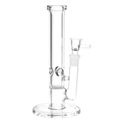 Straight Tube Honeycomb Cooler Bong | Frontal Side View