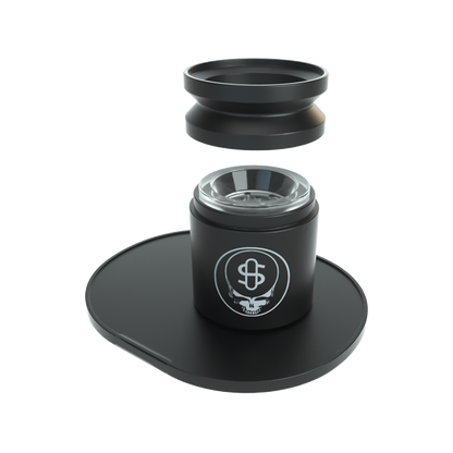 Stündenglass Gravity Infuser | Grateful Dead Legacy Patchwork | Bowl View