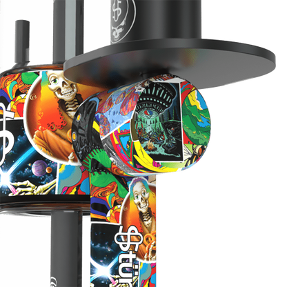 Stündenglass Gravity Infuser | Grateful Dead Legacy Patchwork | Close View