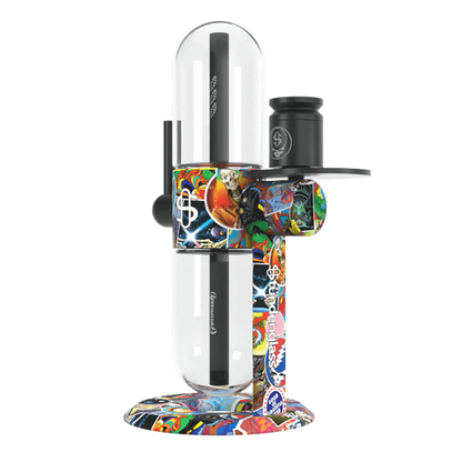 Stündenglass Gravity Infuser | Grateful Dead Legacy Patchwork | Side View