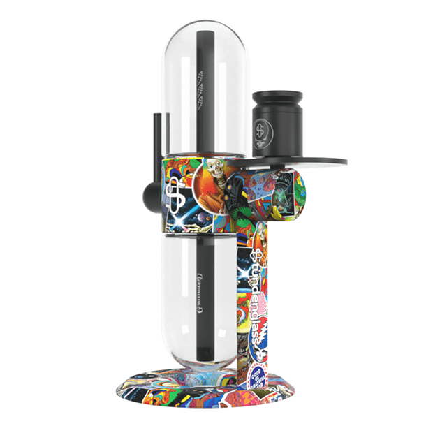 Stündenglass Gravity Infuser | Grateful Dead Legacy Patchwork | Side View