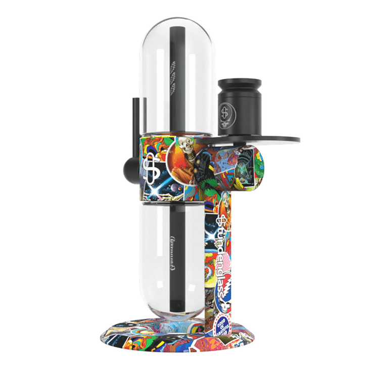 Stündenglass Gravity Infuser | Grateful Dead Legacy Patchwork | Side View
