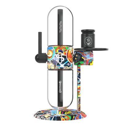 Stündenglass Gravity Infuser | Grateful Dead Legacy Patchwork | Front View