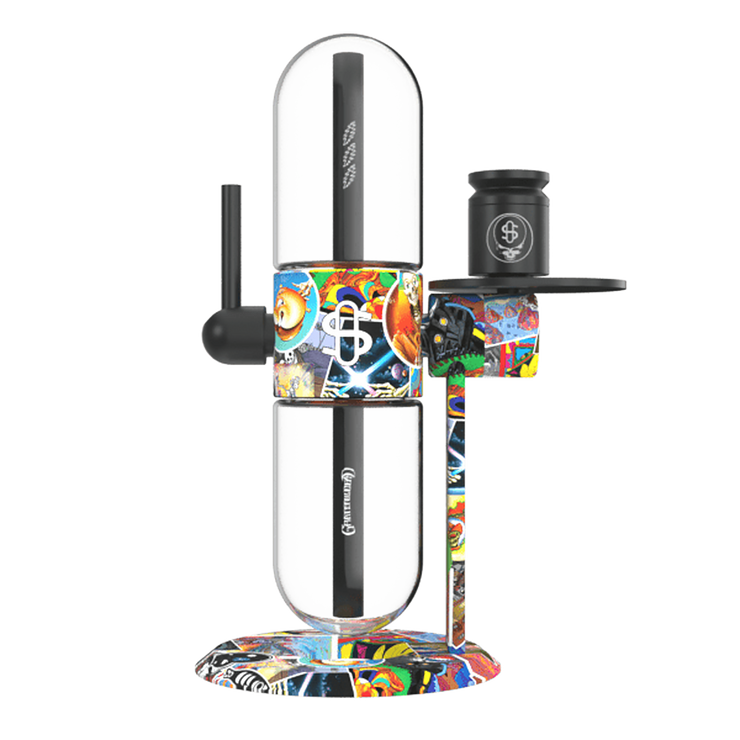 Stündenglass Gravity Infuser | Grateful Dead Legacy Patchwork | Front View