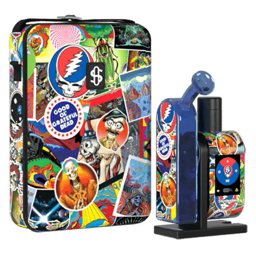 Stündenglass Modül Dok Deluxe Travel Kit | Grateful Dead Legacy Patchwork | Unit & Case
