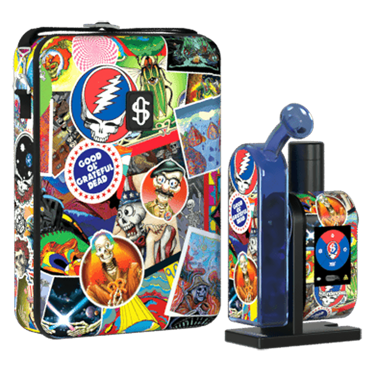 Stündenglass Modül Dok Deluxe Travel Kit | Grateful Dead Legacy Patchwork | Unit & Case