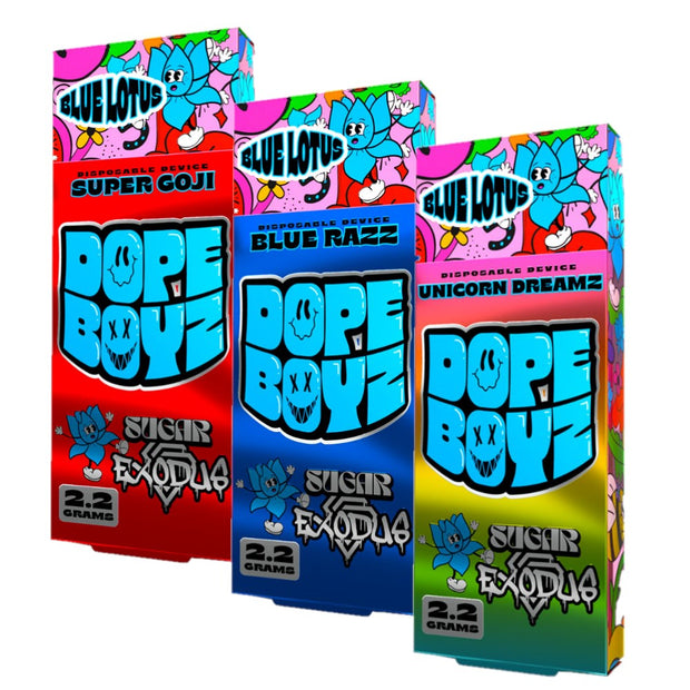 Sugar x Exodus Dope Boyz Blue Lotus Disposable Vape | Group