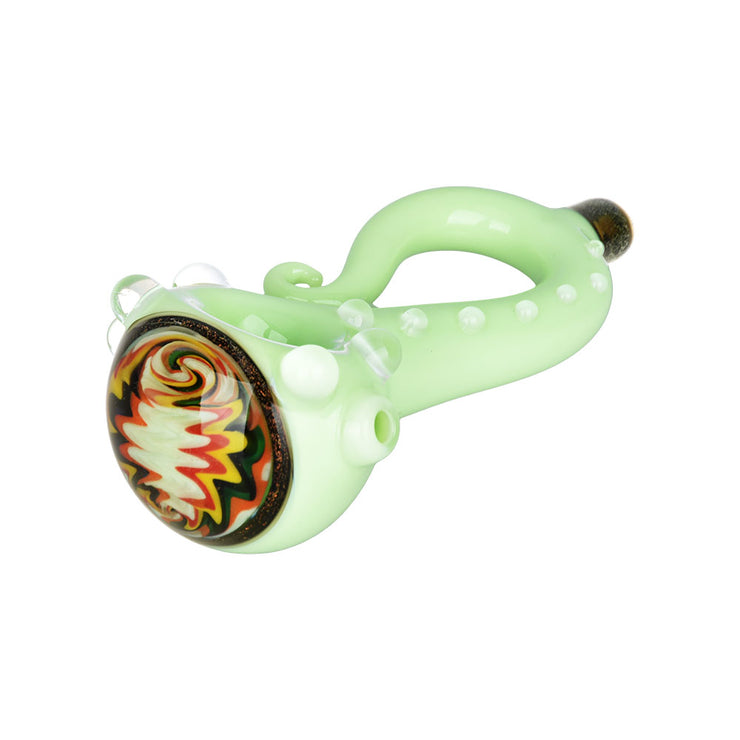 Tentacle Whirlpool Hand Pipe | Green | Front View